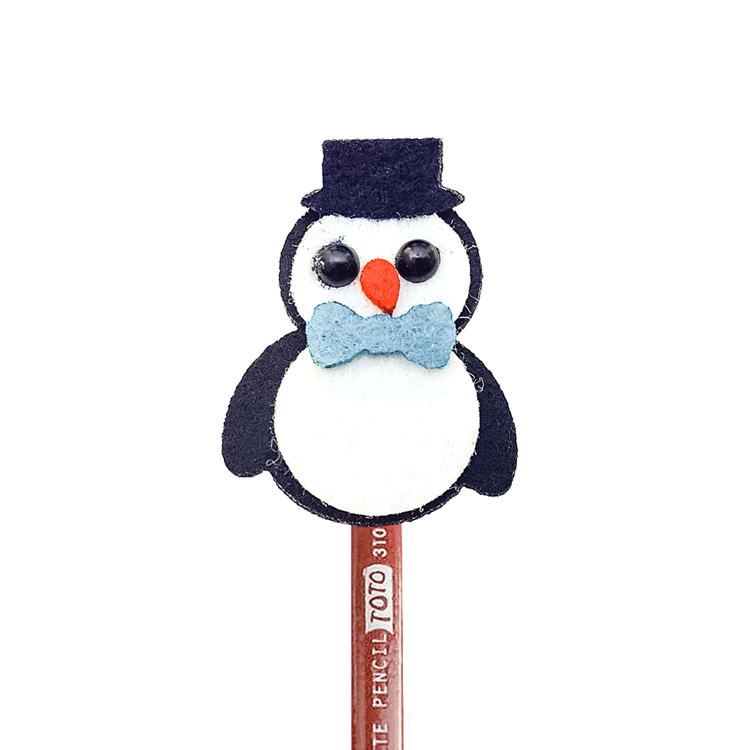 مداد توتو و سرمدادی نمدی مدل پنگوئن