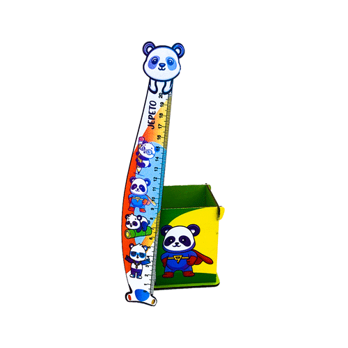 set ruller pencil panda1
